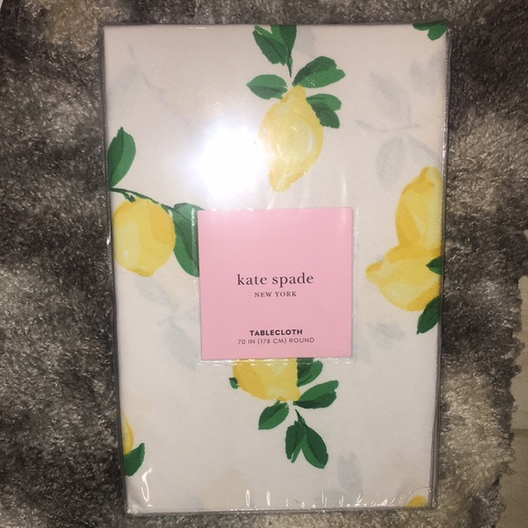 kate spade Other - Kate Spade Lemon Table Cloth